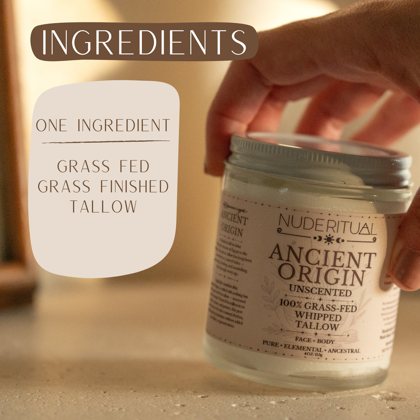 Ancient Origin Whipped Tallow (Unscented)