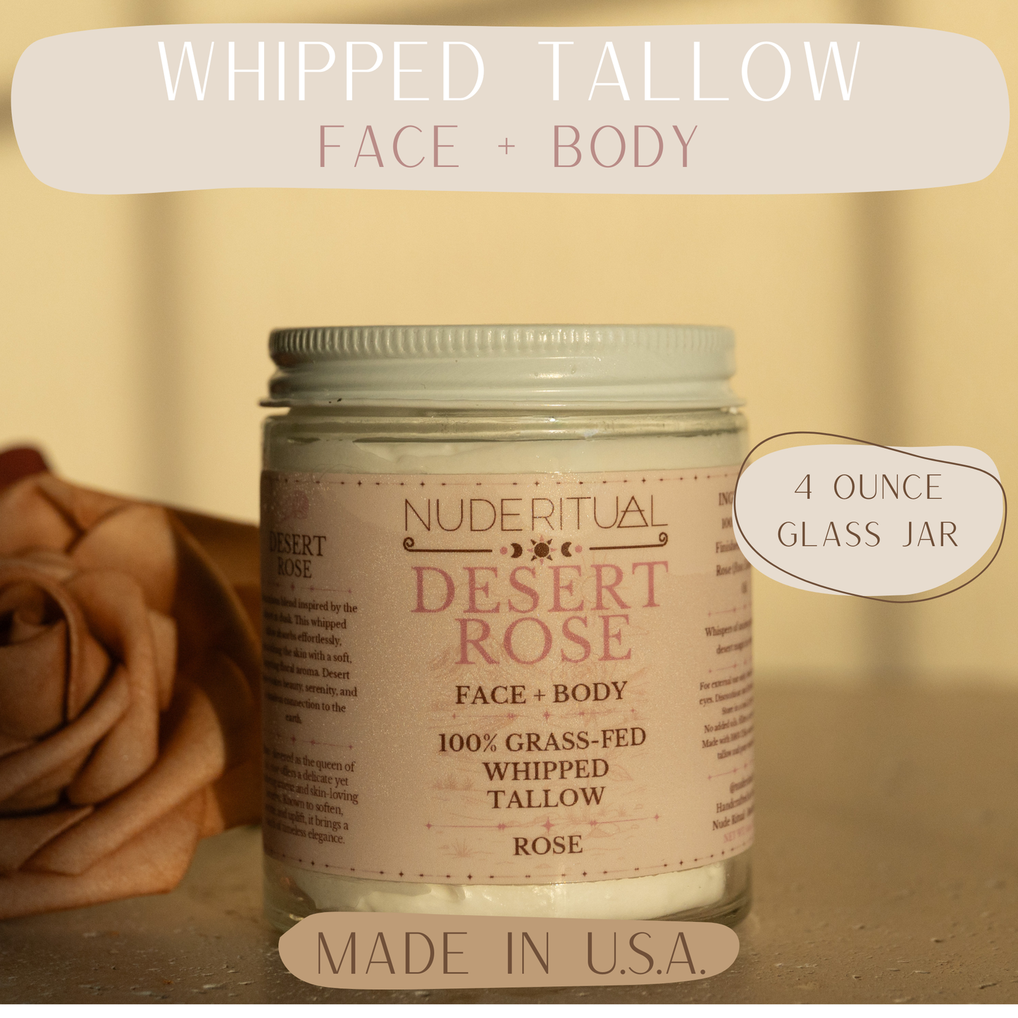 Desert Rose Whipped Tallow