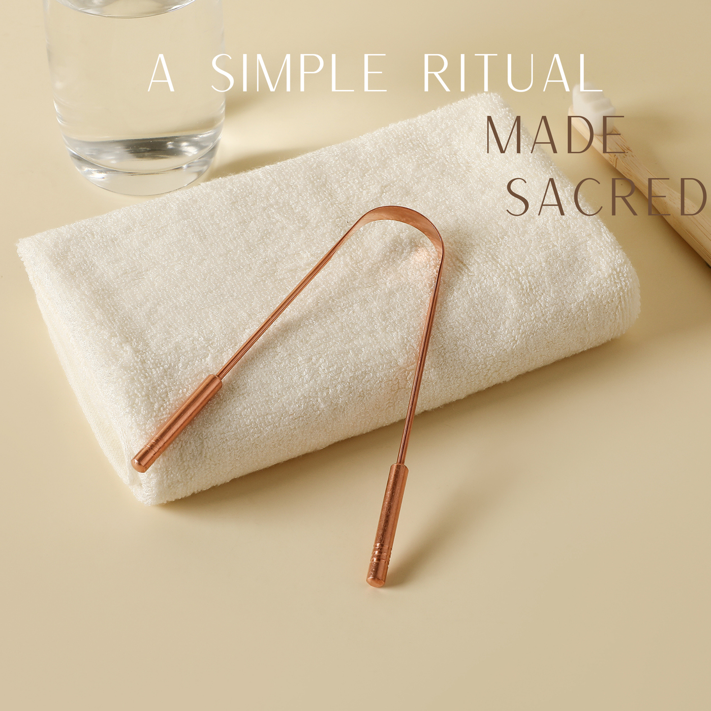 Copper Tongue Scraper