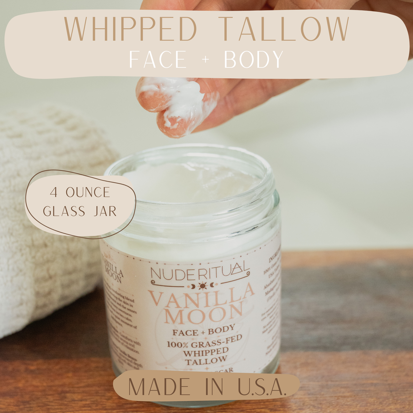 Vanilla Moon Whipped Tallow