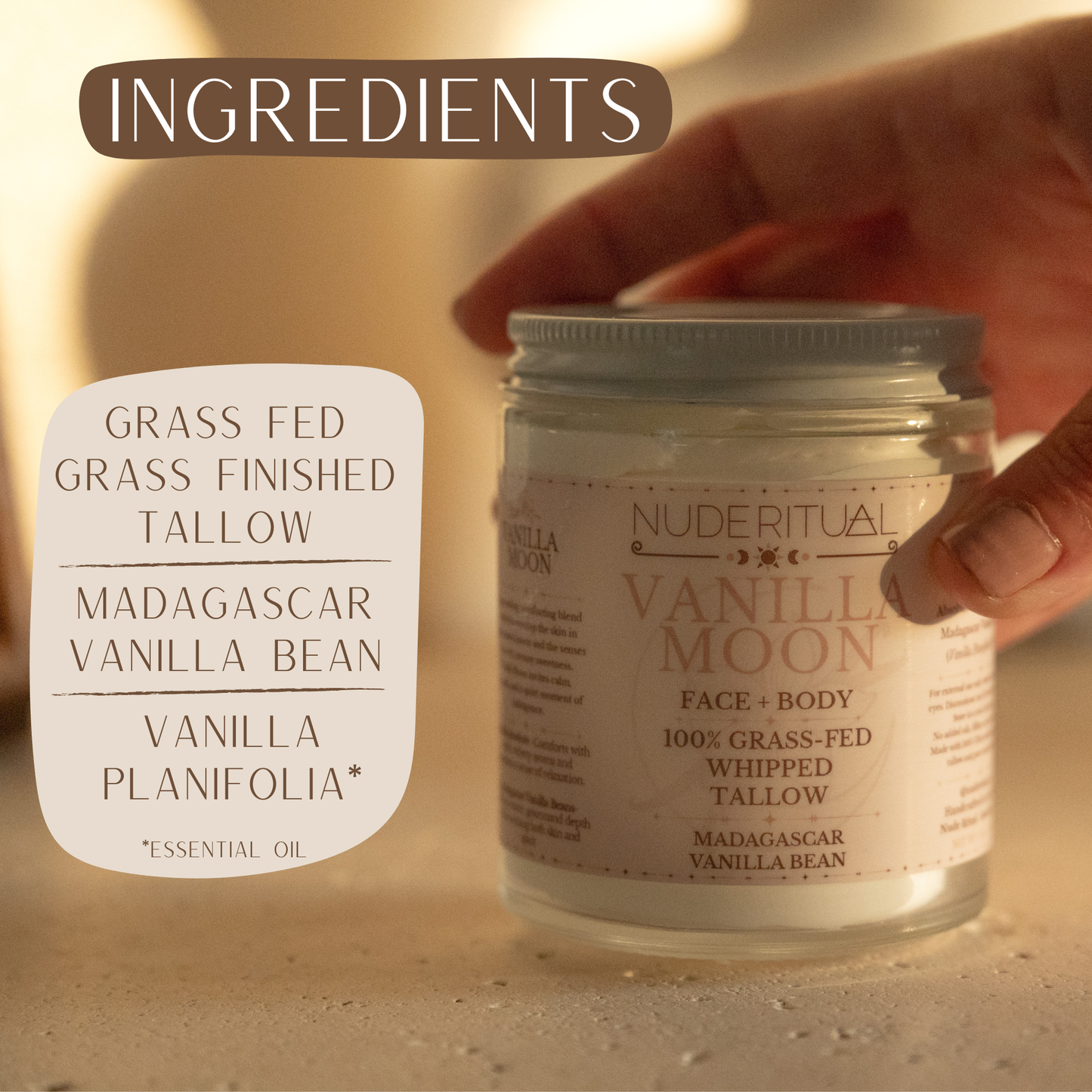 Vanilla Moon Whipped Tallow